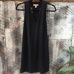 Banana Republic black mini dress pockets